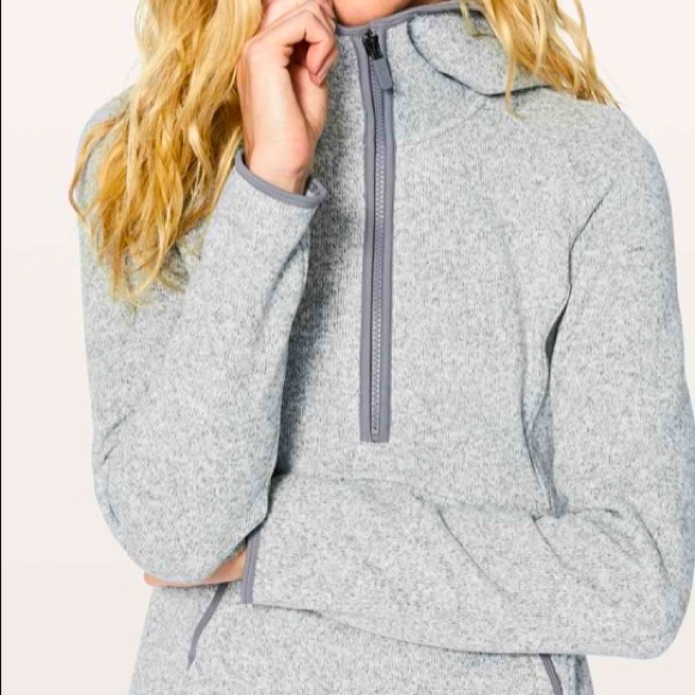 lululemon fleece and thank you pullover